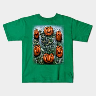 Pumpkin Vines Kids T-Shirt